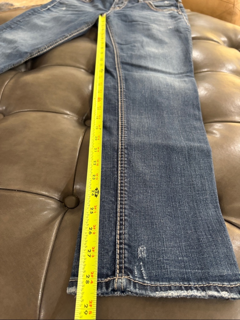 Silver Jeans Co Suki Ankle Slim Jeans W31 L27 Medium Wash Stretch Denim - Picture 11 of 11